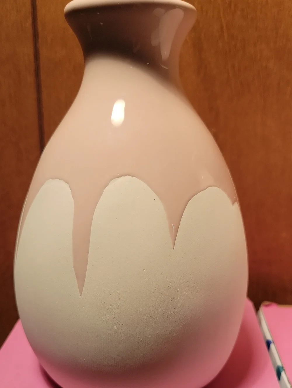 Isaac Mizrahi Pink Ombré Ceramic Vase - Set of 2